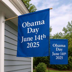 Obama Day June 14th 2025 Flag