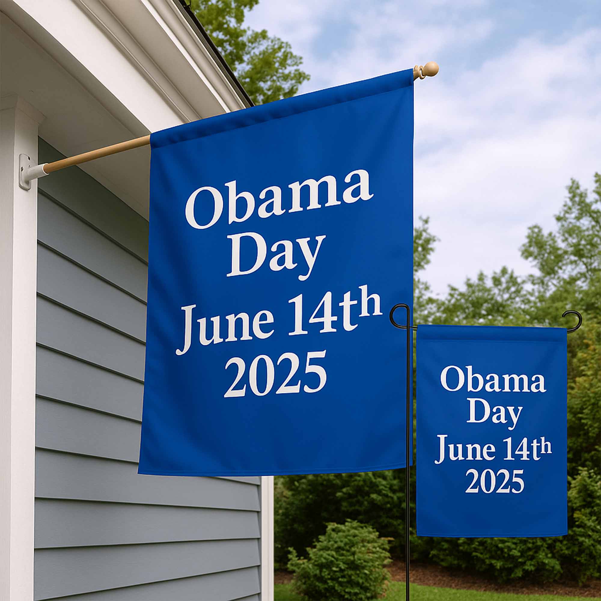 Obama Day June 14th 2025 Flag Obama Day June 14th 2025 Flag