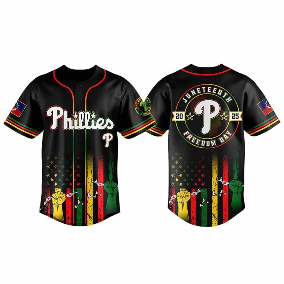 Phillies Juneteenth Day Jersey 2025 Phillies Juneteenth Day Jersey 2025