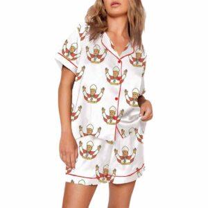 Pope Leo XIV Catholic Print Pajama Set