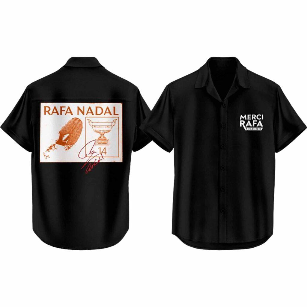 Rafael Nadal Merci Rafa Hawaiian Shirt 2025