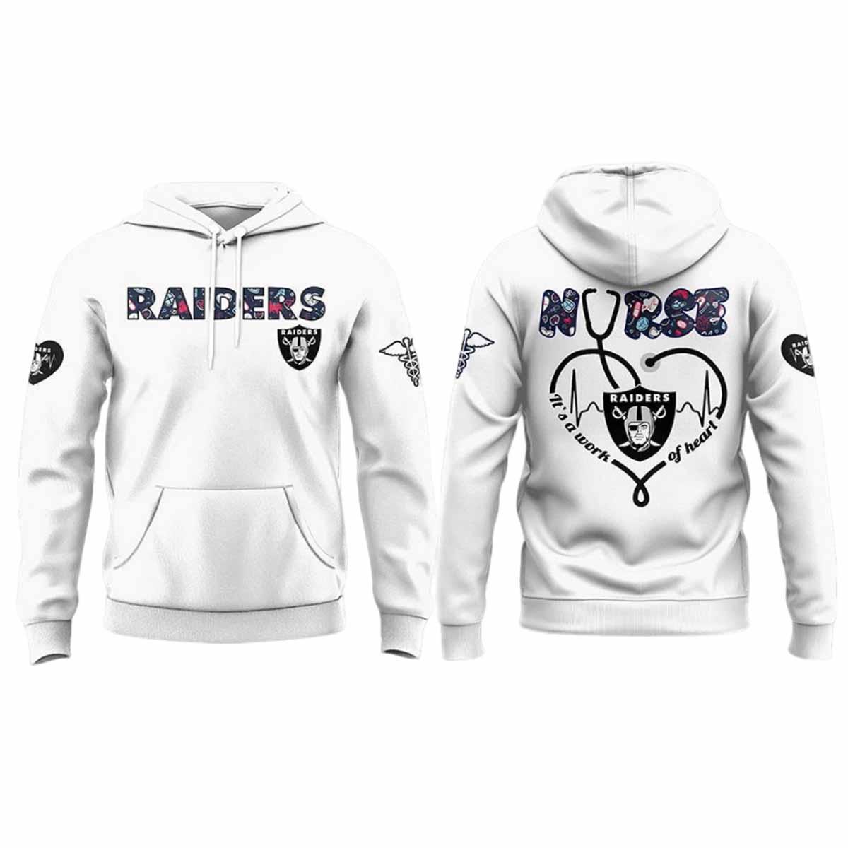 Raiders Nurses Night 2025 Hoodie Joggers Cap Raiders Nurses Night 2025 Hoodie