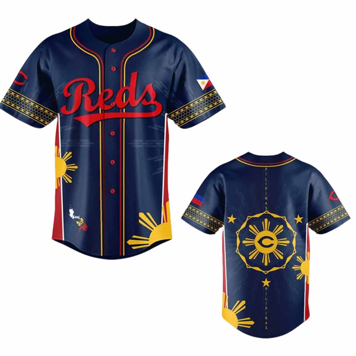 Reds Filipino Heritage Night Jersey Reds Filipino Heritage Night Jersey