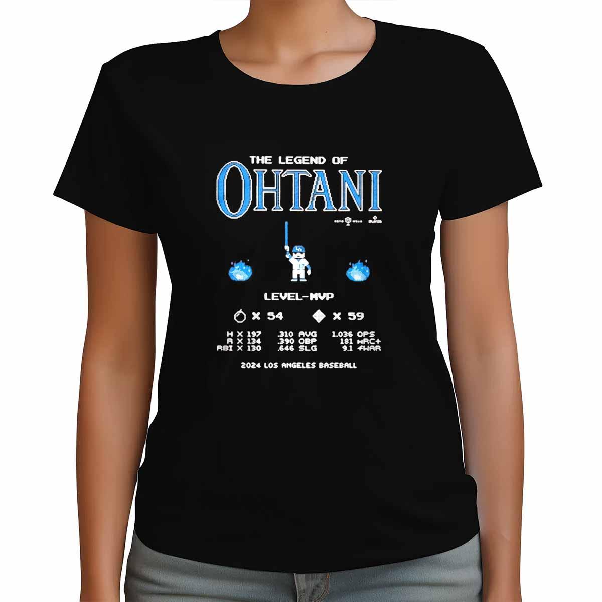 The Legend Of Shohei Ohtani Level MVP 54 59 Shirt The Legend Of Shohei Ohtani Level MVP 54 59 Shirt