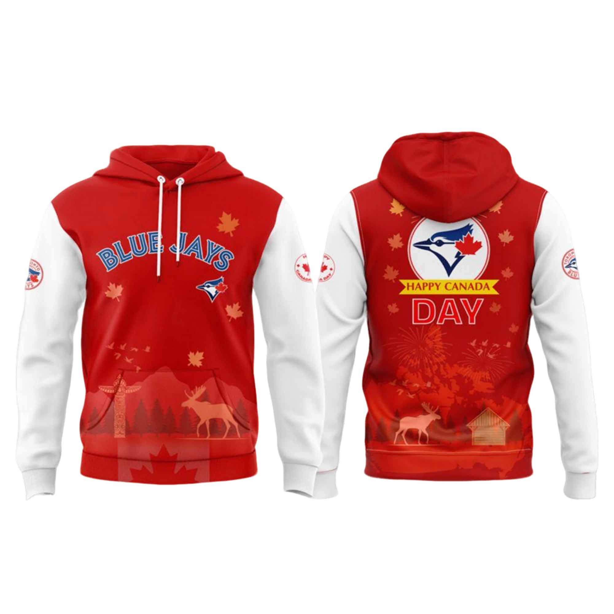 Toronto Blue Jays Happy Canada Day Shirt 2025 Toronto Blue Jays Happy Canada Day Shirt 2025