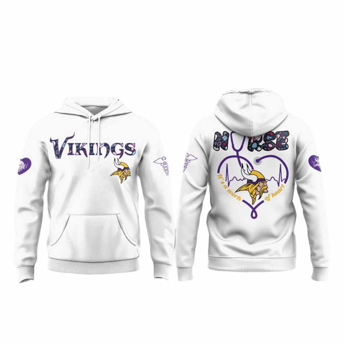 Vikings Nurses Night Hoodie 2025 Vikings Nurses Night Hoodie 2025