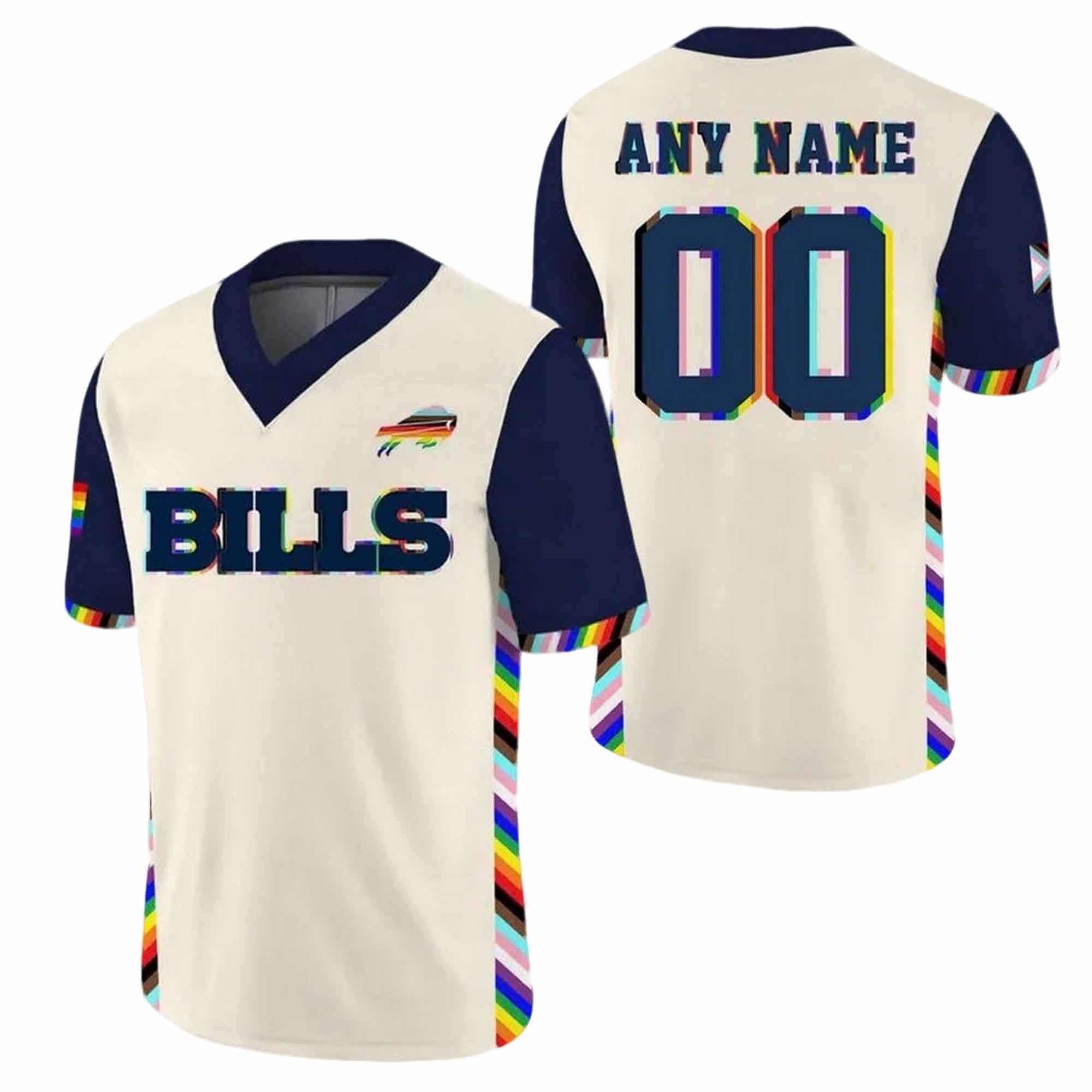 2025 Bills Pride Football Jersey 2025 Bills Pride Football Jersey
