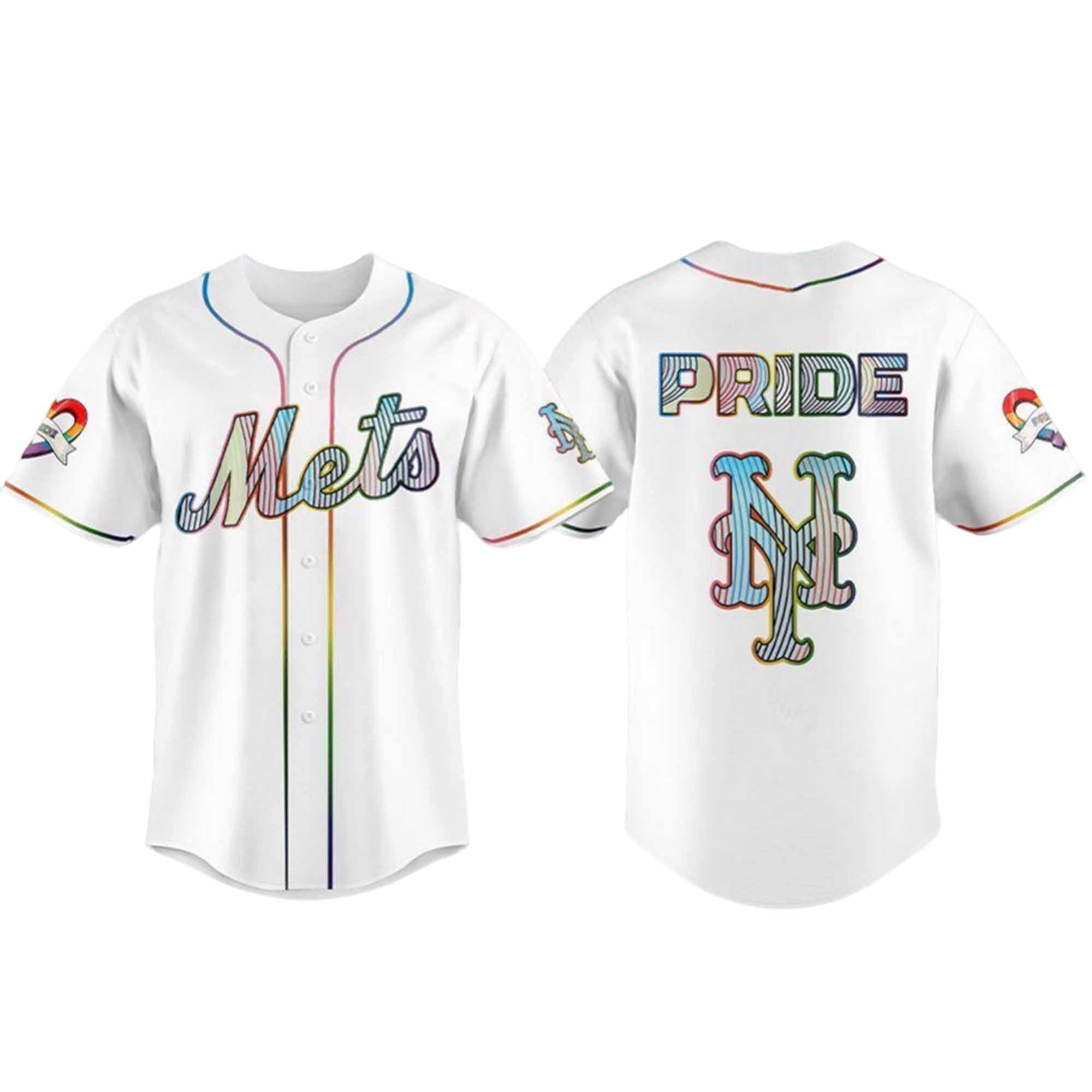 2025 NY Mets LGBTQ Pride Night Jersey 2025 NY Mets LGBTQ Pride Night Jersey