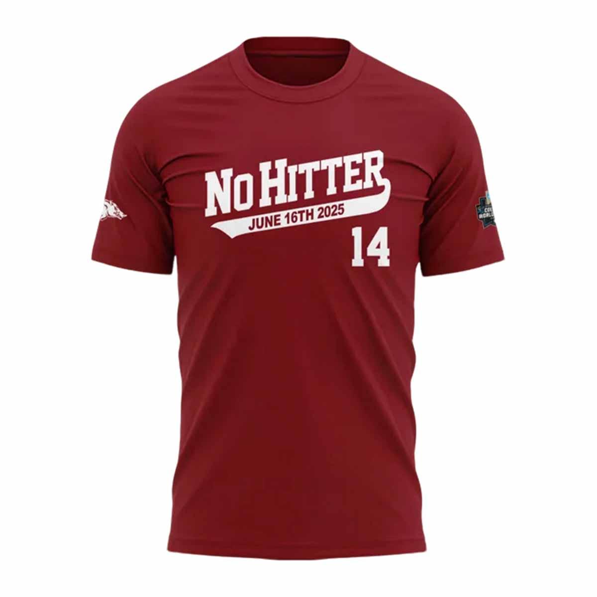 Arkansas No Hitter No Maha 2025 Shirt Arkansas No Hitter No Maha 2025 Shirt