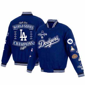 Dodgers 8 Times World Series Champions Jacket Dodgers 8 Times World Series Champions Jacket
