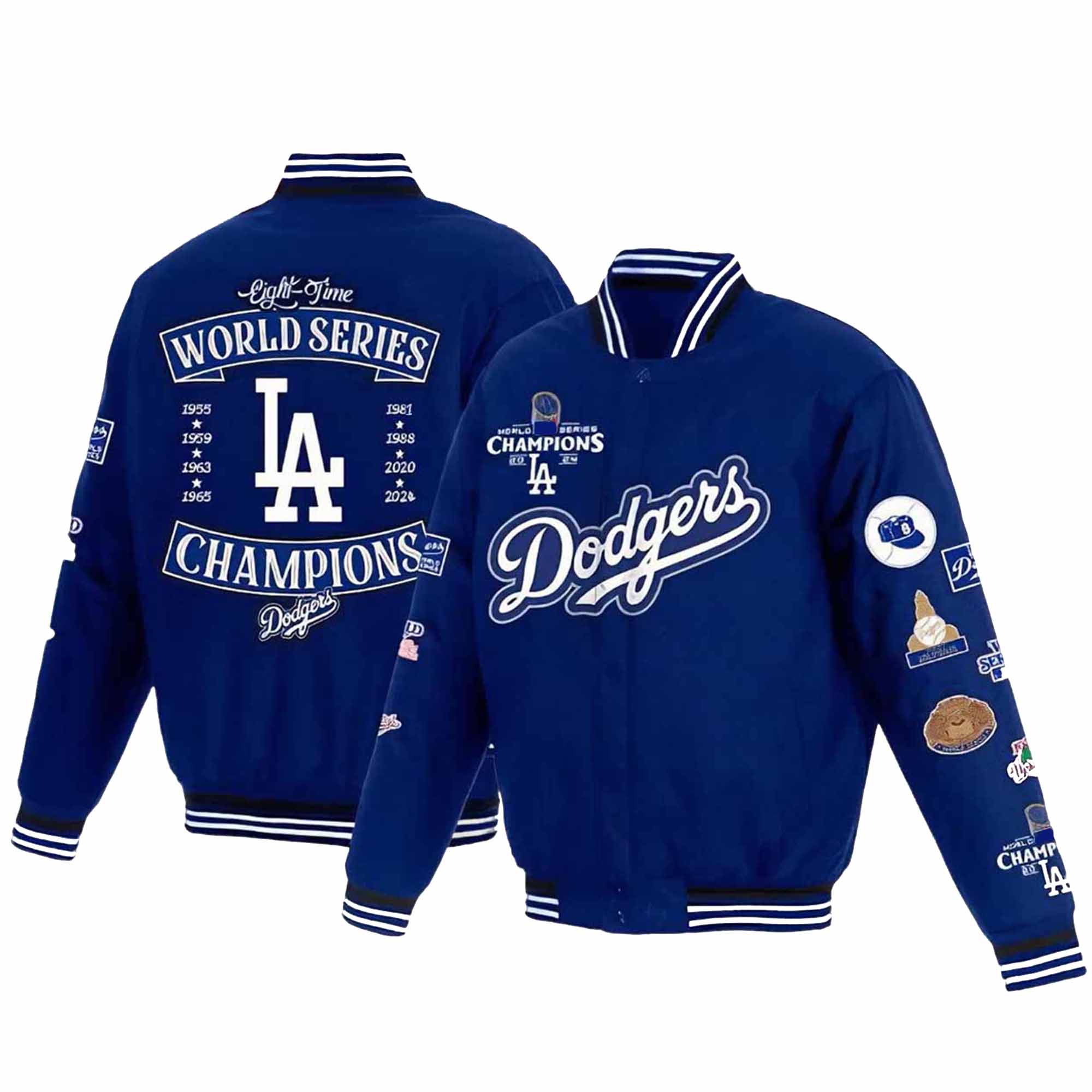 Dodgers 8 Times World Series Champions Jacket Dodgers 8 Times World Series Champions Jacket