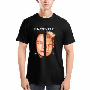 Elon Musk vs Trump Face Off T-Shirt