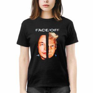 Elon Musk vs Trump Face Off T Shirt