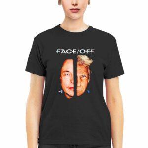 Elon Musk vs Trump Face Off T Shirt