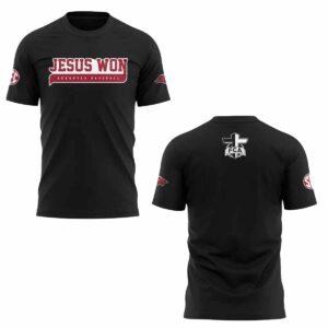 FCA Jesus Won Arkansas Baseball Shirt