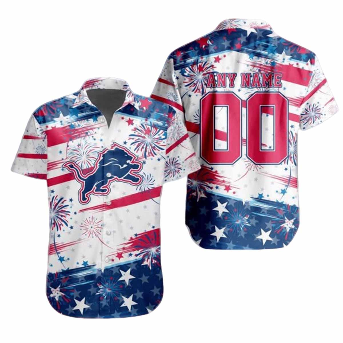 Lions Independence Day Hawaiian Shirt 2025 Lions Independence Day Hawaiian Shirt 2025