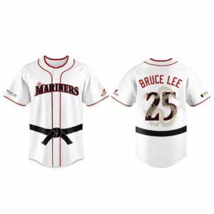 Mariners Bruce Lee Baseball Jersey 2025 Mariners Bruce Lee Baseball Jersey 2025