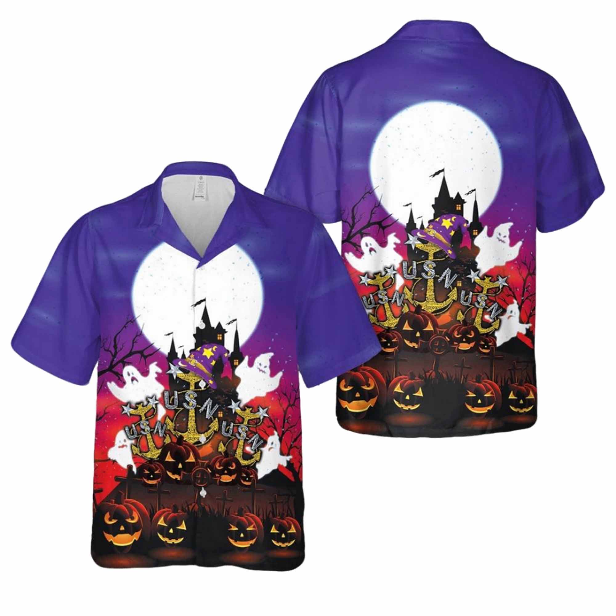 Master Chief Anchor Halloween Hawaiian Shirt Master Chief Anchor Halloween Hawaiian Shirt