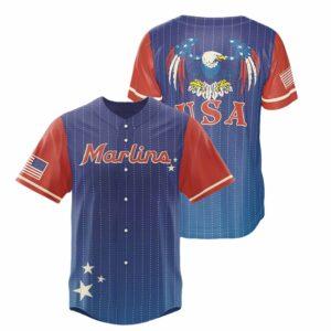 Miami Marlins Team USA Celebration Jersey Giveaway 2025 Miami Marlins Team USA Celebration Jersey Giveaway 2025