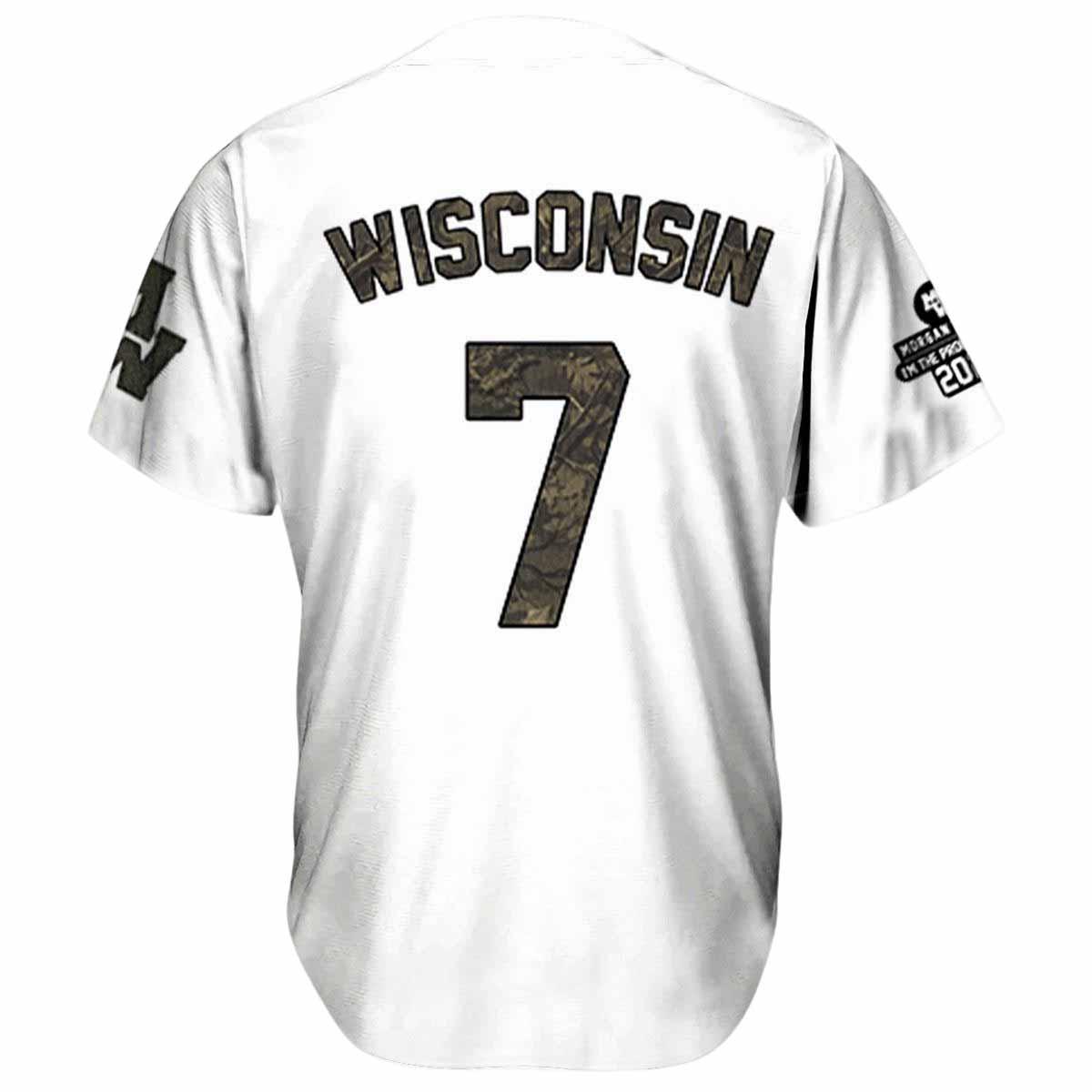 Morgan Wallen Im The Problem Wisconsin Badgers Jersey Morgan Wallen Im The Problem Wisconsin Badgers Jersey