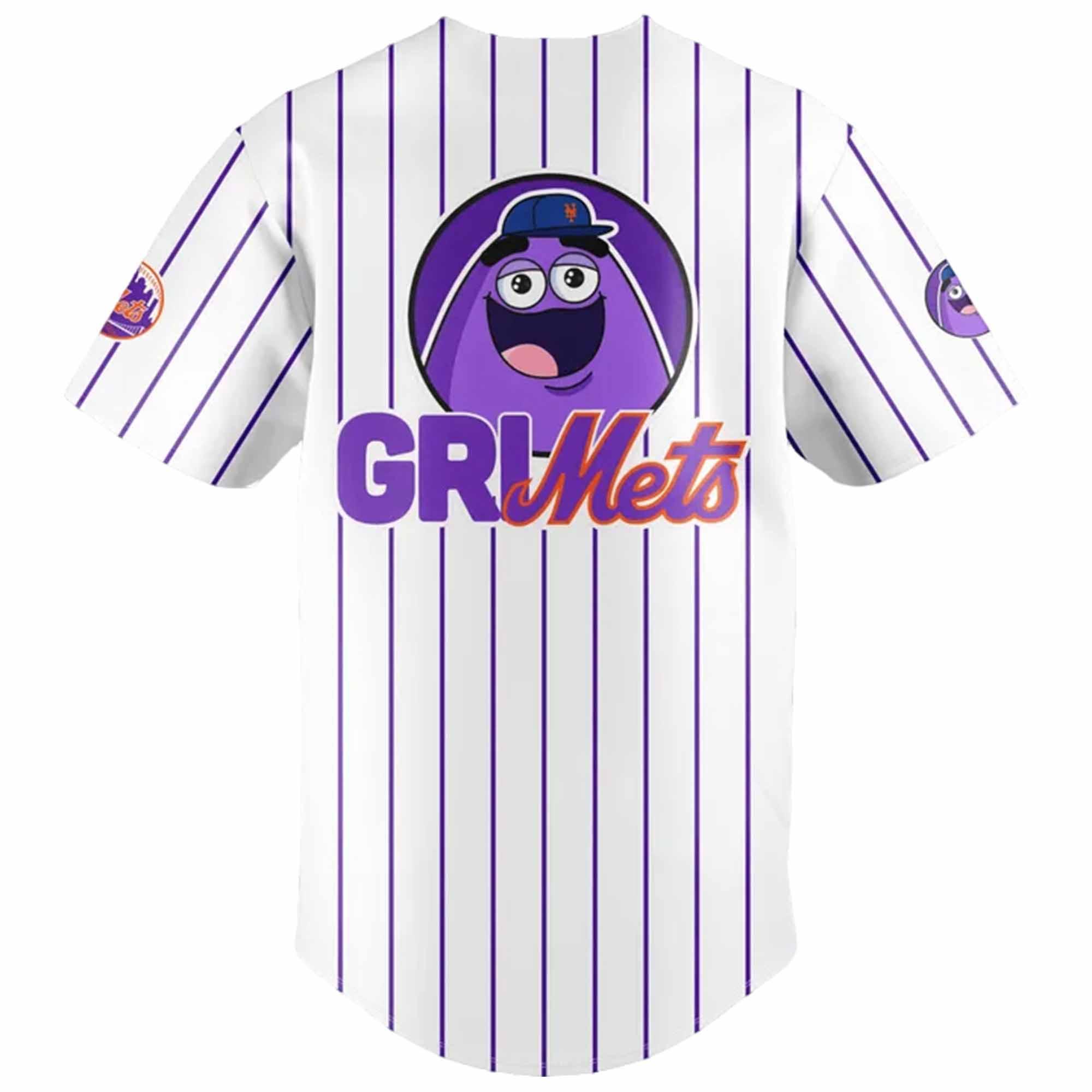 NY Mets x Grimace Jersey 2025 NY Mets x Grimace Jersey 2025