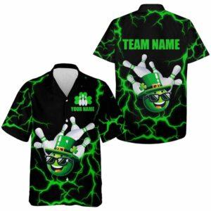 Personalized Bowling Patrick Day Hawaiian Shirt Personalized Bowling Patrick Day Hawaiian Shirt