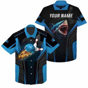 Personalized D Bowling Hawaiian Shirt