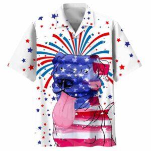 Pit Bull Independence Day Hawaiian Shirt Pit Bull Independence Day Hawaiian Shirt