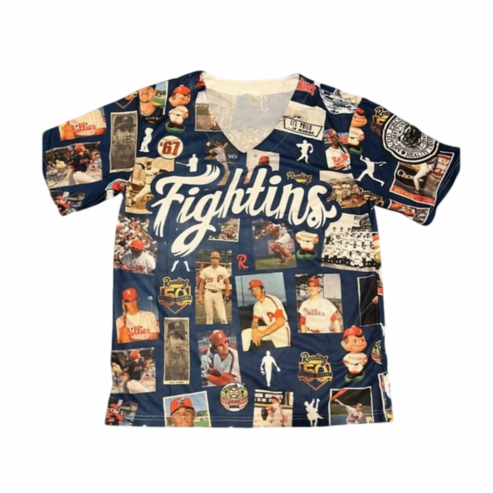 Reading Phillies 50 Seasons Photo Jersey Shirt Giveaway 2025 Reading Phillies 50 Seasons Photo Jersey Shirt Giveaway 2025
