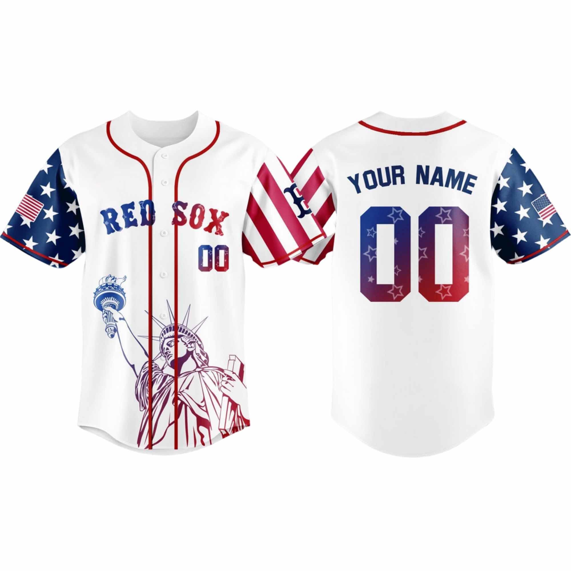 Red Sox Happy 4th Of July Independence Day Jersey 2025 Red Sox Happy 4th Of July Independence Day Jersey 2025