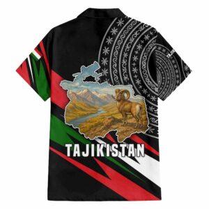 Tajikistan Marco Polo Sheep Hawaiian Shirt