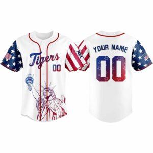Tigers Happy 4th Of July Independence Day Jersey 2025 Tigers Happy 4th Of July Independence Day Jersey 2025