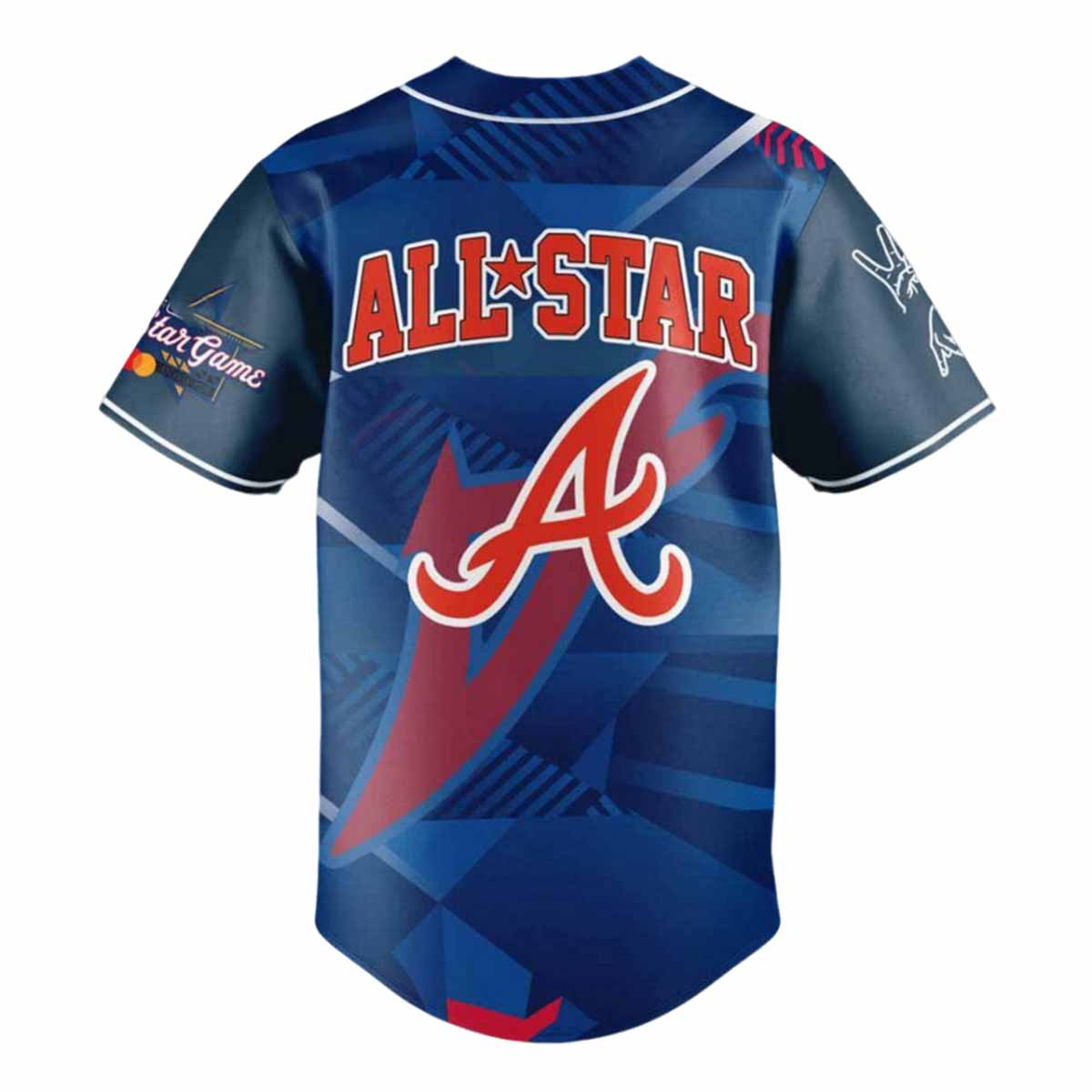 Usher Atlanta Braves Peace Up A Town Down Jersey Usher Atlanta Braves Peace Up A Town Down Jersey