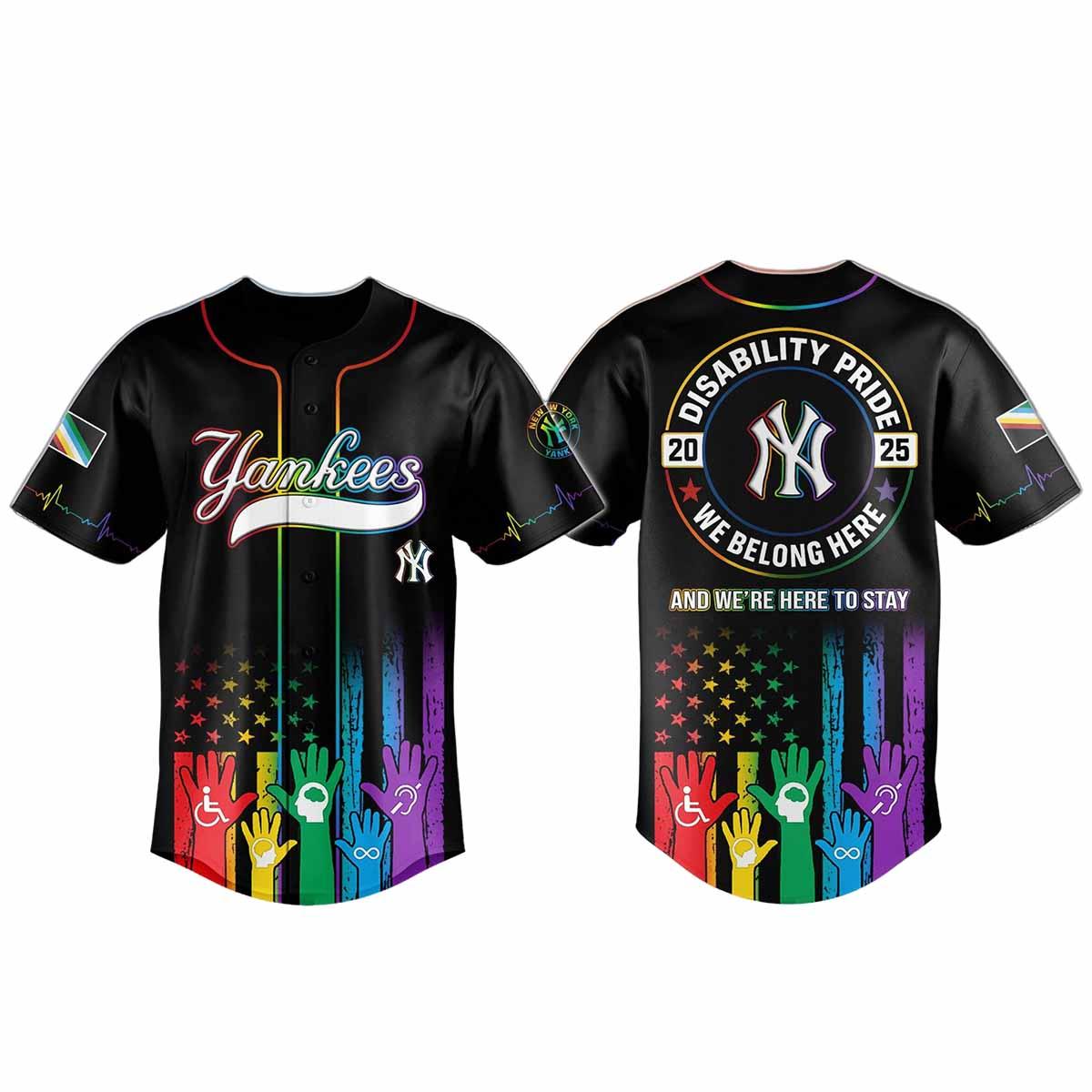 Yankees Disability Pride Month Jersey 2025 Yankees Disability Pride Month Jersey 2025