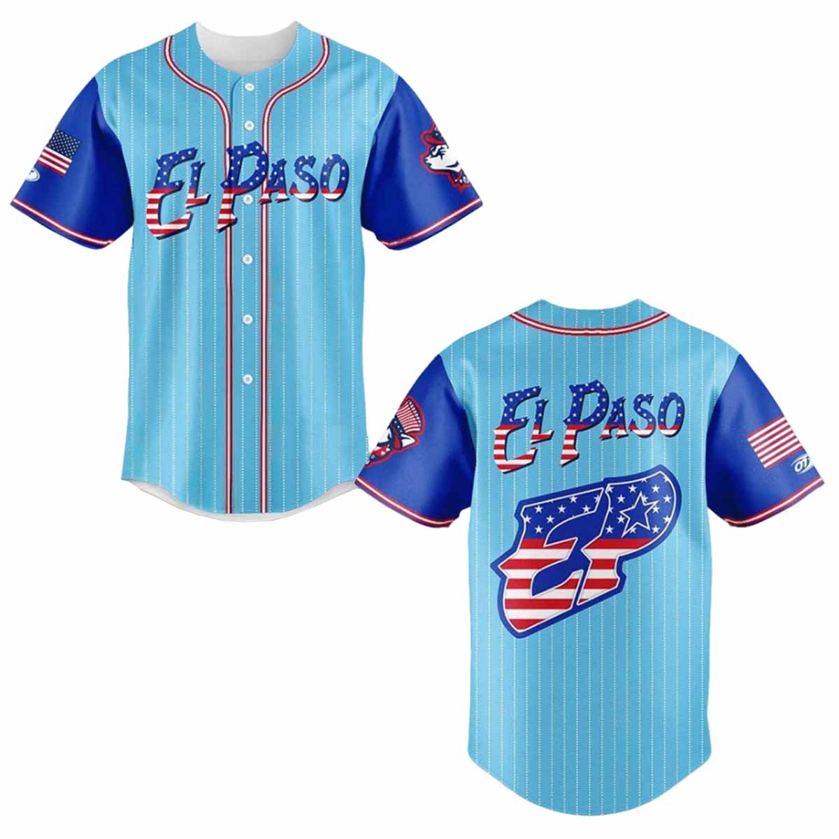 2025 El Paso Chihuahuas Independence Day Jersey 2025 El Paso Chihuahuas Independence Day Jersey
