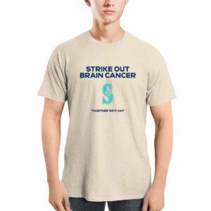 2025 Mariners Strike Out Brain Cancer T shirt Giveaway