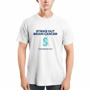 2025 Mariners Strike Out Brain Cancer T shirt Giveaway