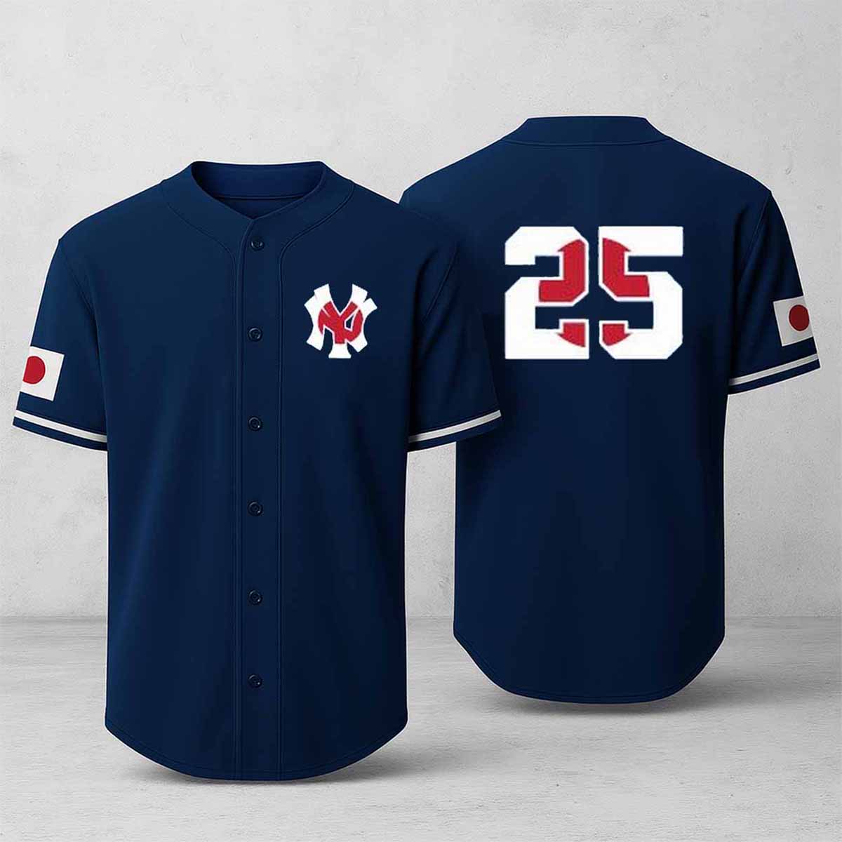 2025 NY Yankees Japanese Flag Jersey Giveaway 2025 NY Yankees Japanese Flag Jersey Giveaway