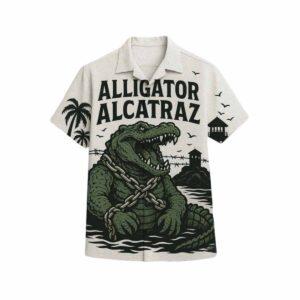Alligator Alcatraz Hawaiian Shirt