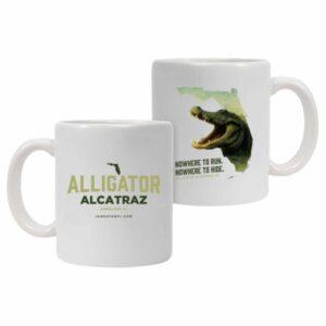 Alligator Alcatraz White Coffee Mug