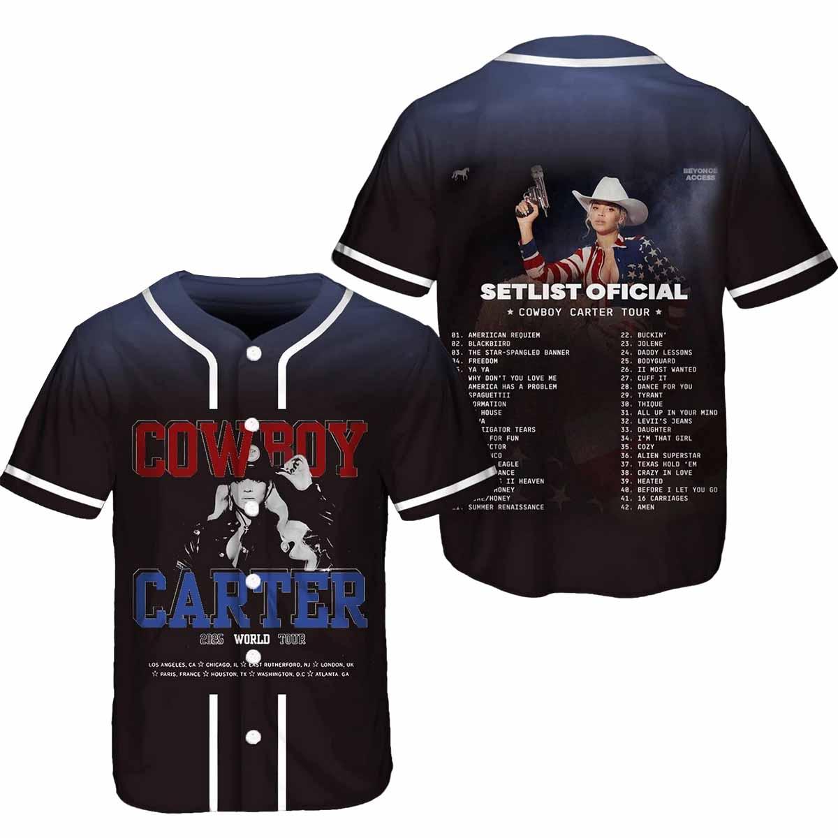Beyonce Cowboy Carter Baseball Jersey 2025 Beyonce Cowboy Carter Baseball Jersey 2025