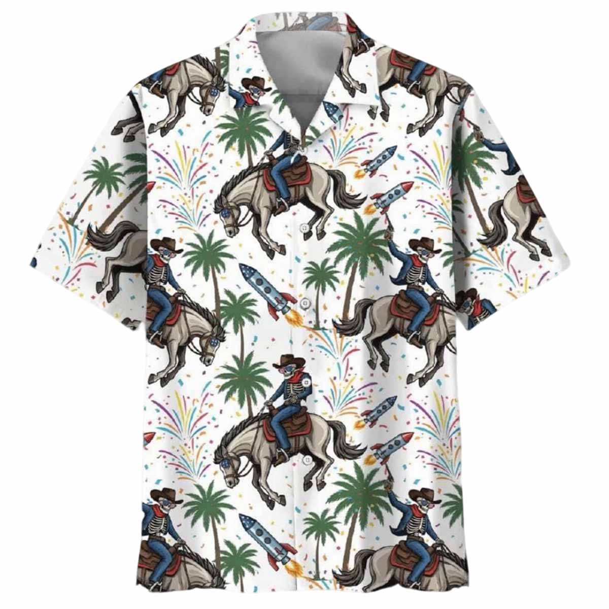 Cowboy Proud Of America Hawaiian Shirt Cowboy Proud Of America Hawaiian Shirt