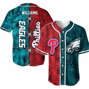 Customized Eagles x Phillies Jersey