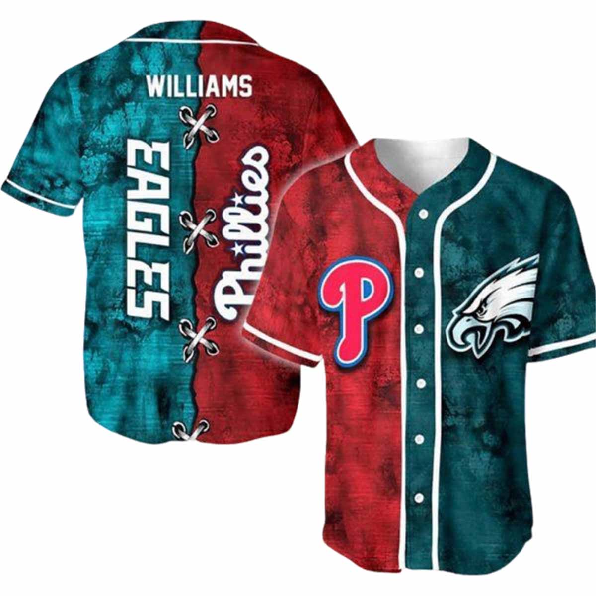 Customized Eagles x Phillies Jersey Customized Eagles x Phillies Jersey