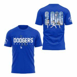 Dodgers Clayton Kershaw 3000 Strikeout Shirt 2025 Dodgers Clayton Kershaw 3000 Strikeout Shirt 2025