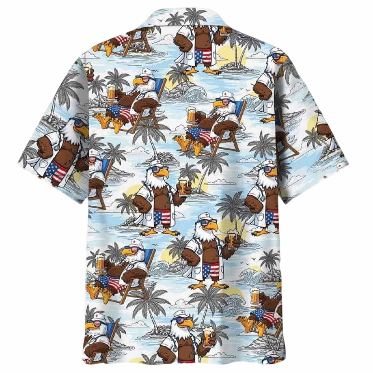 Eagles American Funny Doctor Hawaiian Shirt Eagles American Funny Doctor Hawaiian Shirt