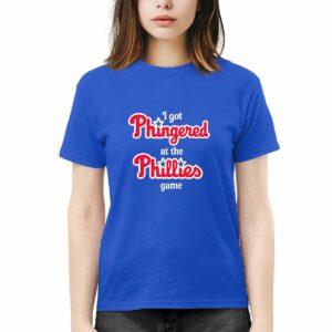 I Got Phingered At The Phillies Game Shirt I Got Phingered At The Phillies Game Shirt