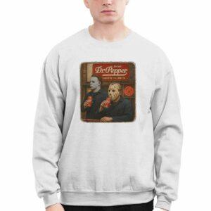Michael Myers Jason Voorhees Drink Dr Pepper Good For Halloween Shirt