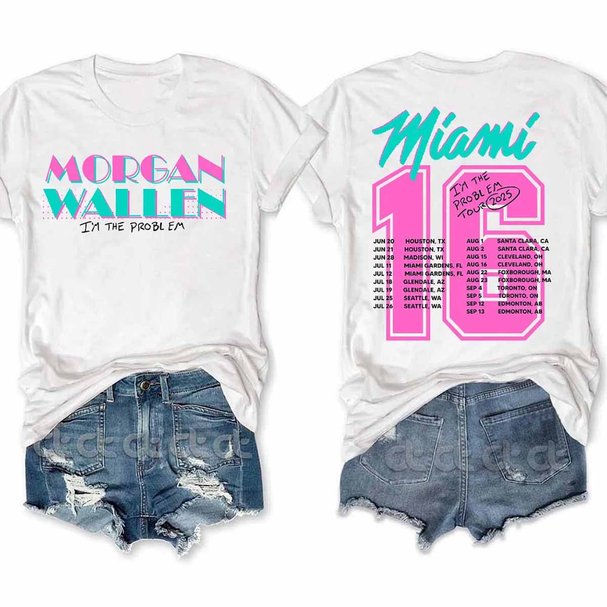 Morgan Wallen Miami I'm The Problem T Shirt Morgan Wallen Miami I'm The Problem T-Shirt