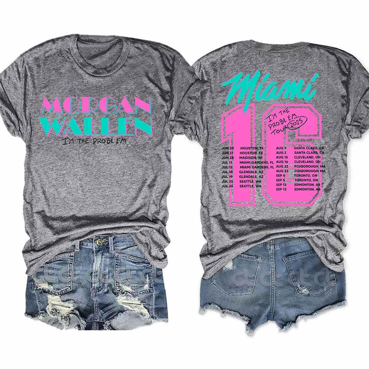 Morgan Wallen Miami I’m The Problem T-Shirt Morgan Wallen Miami I’m The Problem T-Shirt